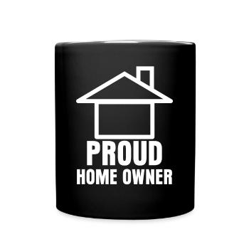 Construction de maison Pendaison de crémaillère - Mug uni - noir - Devant