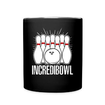 Bowling Pin Ten-Pin Bowling Bowling Ball - Tasse einfarbig - Schwarz - Vorne