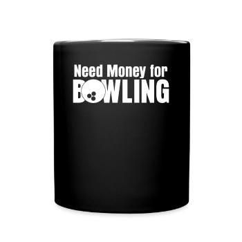 Quilles Bowling Boule Bowling Bowling - Mug uni - noir - Devant