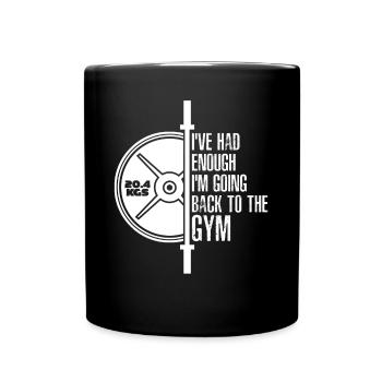 Gym Motivation Bodybuilder Bodybuilding - Full Colour Mug - black - Front
