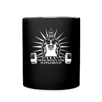 Suppléments de musculation Bodybuilder - Mug uni - noir - Devant