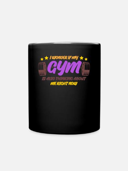 Bodybuilding Joke Bodybuilder Motivation - Tasse einfarbig - Schwarz