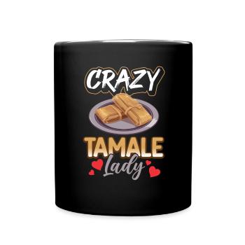 Mexican Food Tamale - Full Colour Mug - black - Front