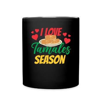 Mexican Food Tamale - Full Colour Mug - black - Front