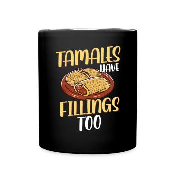 Cuisine mexicaine Tamale - Mug uni - noir - Devant