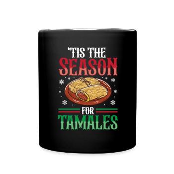 Cuisine mexicaine Tamale - Mug uni - noir - Devant