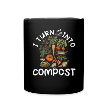 Forêt alimentaire de permaculture biologique - Mug uni - noir - Devant