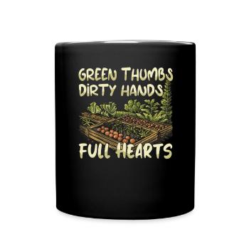 Jardin Culture Biologique Permaculture - Mug uni - noir - Devant