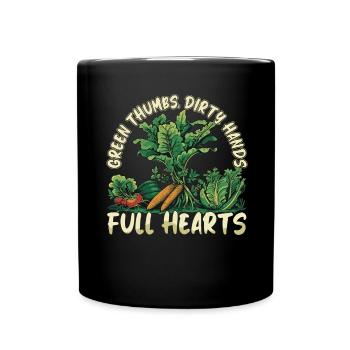 Jardin Culture Biologique Permaculture - Mug uni - noir - Devant