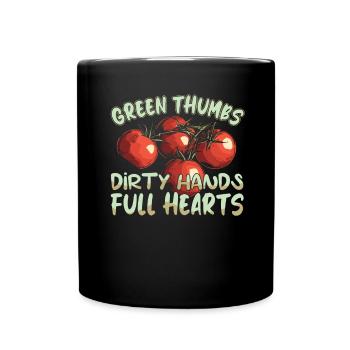 Jardin Culture Biologique Permaculture - Mug uni - noir - Devant