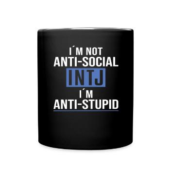 Personnalité Intj : Introvertis - Mug uni - noir - Devant