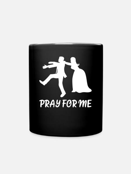 Wedding Bride Groomsmen Groom - Tasse einfarbig - Schwarz