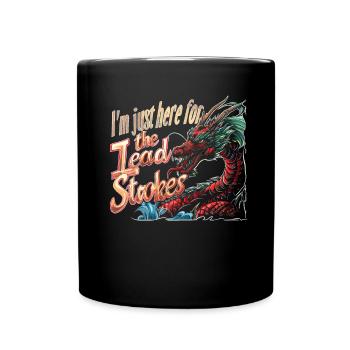 Lustiges Drachenboot-paddel - Tasse einfarbig - Schwarz - Vorne