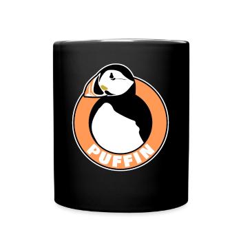 Puffins Bird Puffin - Full Colour Mug - black - Front