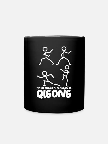 Qi Gong Karaté Thai Chi Chigong Qigong - Mug uni - noir