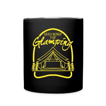 Camping, Glamping, Camping-car, Camping-car, Camping-car - Mug uni - noir - Devant