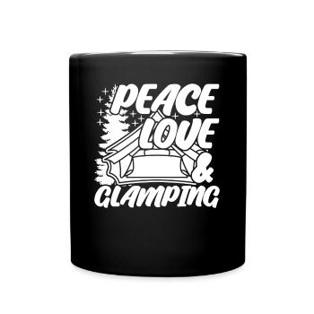 Glamping Camping Camping-car Camping-car - Mug uni - noir - Devant