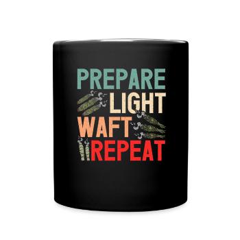 Purification spirituelle de plumes de sauge - Mug uni - noir - Devant