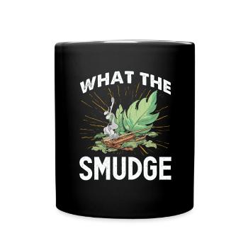 Smudge Sage Feather Spirituelle Smudging - Tasse einfarbig - Schwarz - Vorne