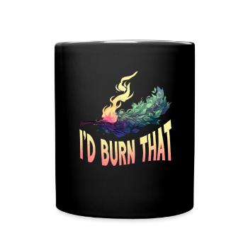Smudge Sage Feather Spirituelle Smudging - Tasse einfarbig - Schwarz - Vorne