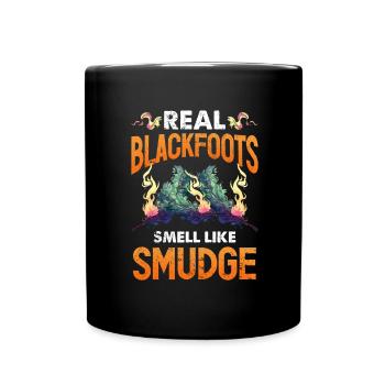 Smudge Sage Feather Spirituelle Smudging - Tasse einfarbig - Schwarz - Vorne