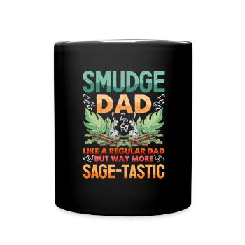 Smudge Sage Feather Spirituelle Smudging - Tasse einfarbig - Schwarz - Vorne
