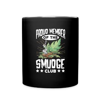Smudge Sage Feather Spirituelle Smudging - Tasse einfarbig - Schwarz - Vorne