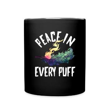 Smudge Sage Feather Spirituelle Smudging - Tasse einfarbig - Schwarz - Vorne