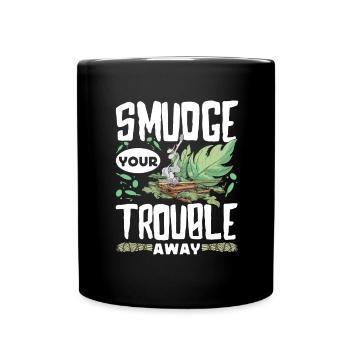Purification spirituelle de plumes de sauge - Mug uni - noir - Devant
