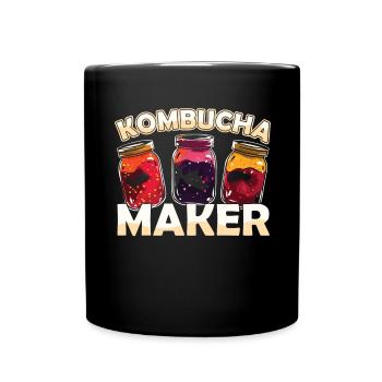 Kombucha Maker Kombucha Tea Lovers - Full Colour Mug - black - Front