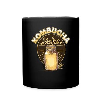 Kombucha Maker Kombucha Tea Lovers - Full Colour Mug - black - Front