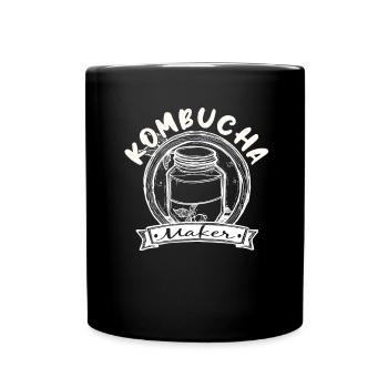 Kombucha Maker Kombucha Tea Lovers - Full Colour Mug - black - Front