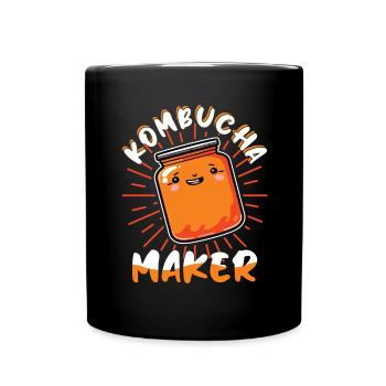 Kombucha Maker Kombucha Tea Lovers - Full Colour Mug - black - Front