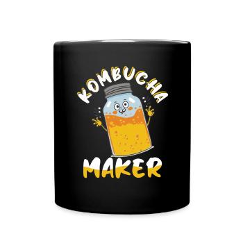 Kombucha Maker Kombucha Tea Lovers - Full Colour Mug - black - Front
