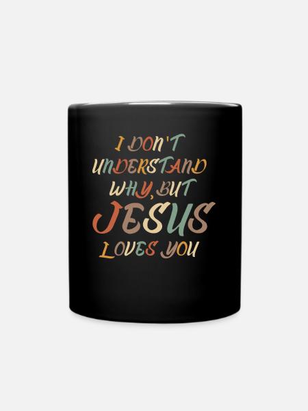Christianity Cross Bible Jesus Christ - Tasse einfarbig - Schwarz
