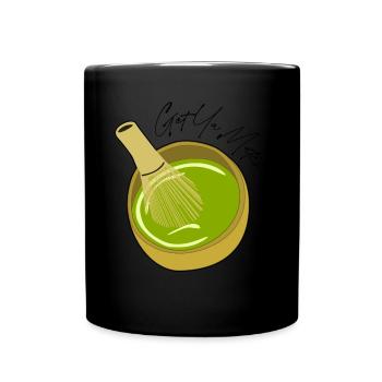 Matcha Green Tea Japanese Tea - Tasse einfarbig - Schwarz - Vorne