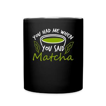 Japanese Tea Matcha Green Tea - Tasse einfarbig - Schwarz - Vorne