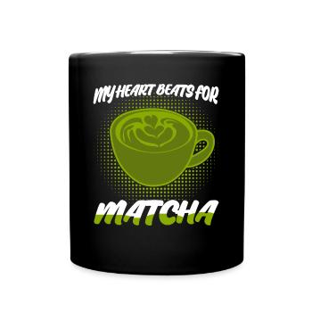 Japanese Tea Matcha Green Tea Powder - Tasse einfarbig - Schwarz - Vorne