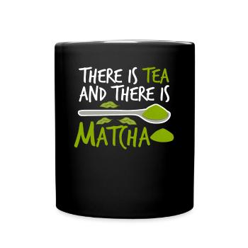 Matcha Tea Japanese Green Tea Japan - Tasse einfarbig - Schwarz - Vorne