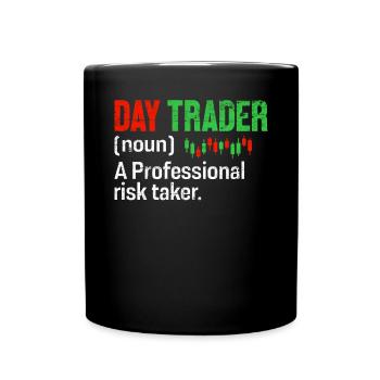 Day Trader Funny Définition Chandelier - Mug uni - noir - Devant