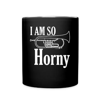 Bugle Orchestre Cuivres - Mug uni - noir - Devant