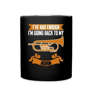 Bugle - Mug uni - noir - Devant