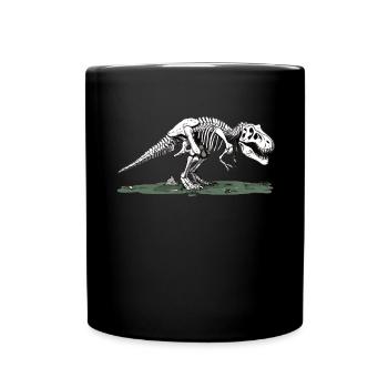 The Humor of Paleontology Dinosaurs - Full Colour Mug - black - Front