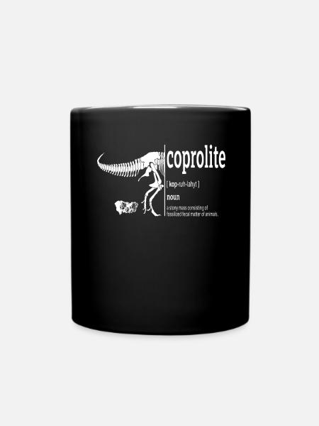 L’humour des dinosaures de la paléontologie - Mug uni - noir