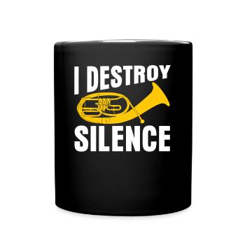 Tenorhorn Orchestra Baritone - Tasse einfarbig - Schwarz - Vorne