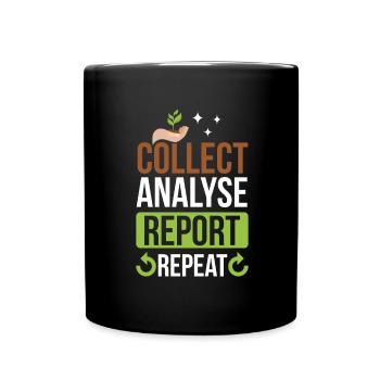 Dear Soil Science Agricultural Scientist - Full Colour Mug - black - Front