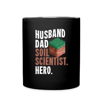 Dear Soil Science Agricultural Scientist - Full Colour Mug - black - Front