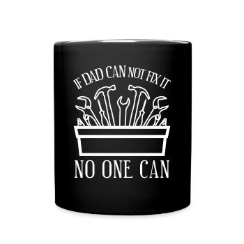 DIY Dad Craftsman Handyman Workshop - Tasse einfarbig - Schwarz - Vorne