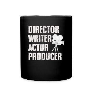 Regisseur Drehbuch Schauspieler Produzent Darstellende Kunst - Tasse einfarbig - Schwarz - Vorne