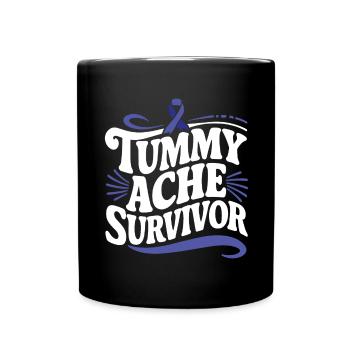 Mal de ventre survivant du syndrome de l’intestin Awarenes - Mug uni - noir - Devant